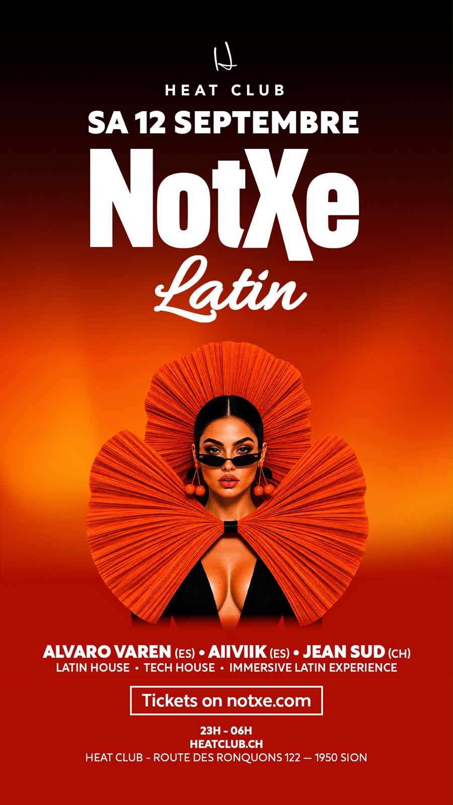 NotXe Latin at Heat Club — Alvaro Varen, AIIVIIK, Jean Sud